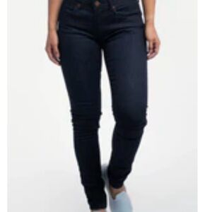 Barbells Discontinued Women's Slim Athletic fit blue denim Jeans (Tall/Long fit)